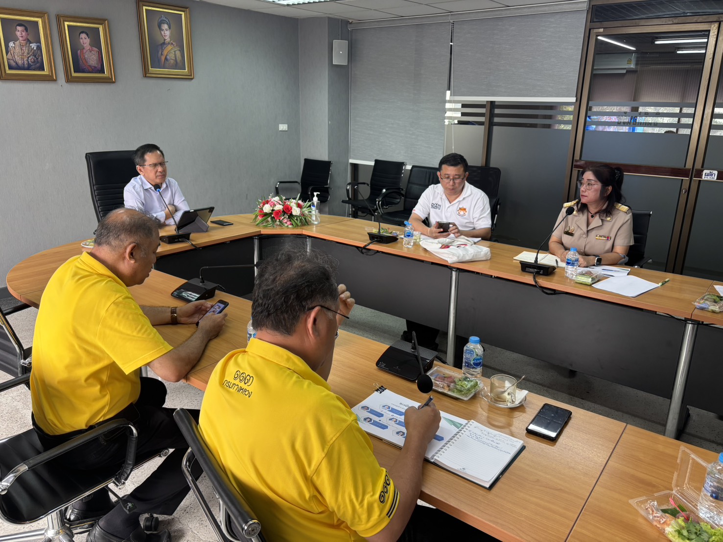 ประชุมติดตามงานก่อสร้างประจำเดือน มีนาคม 2568
